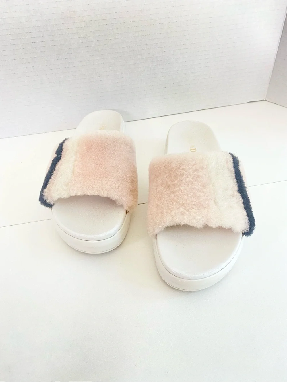 Prada Shearling Slides
